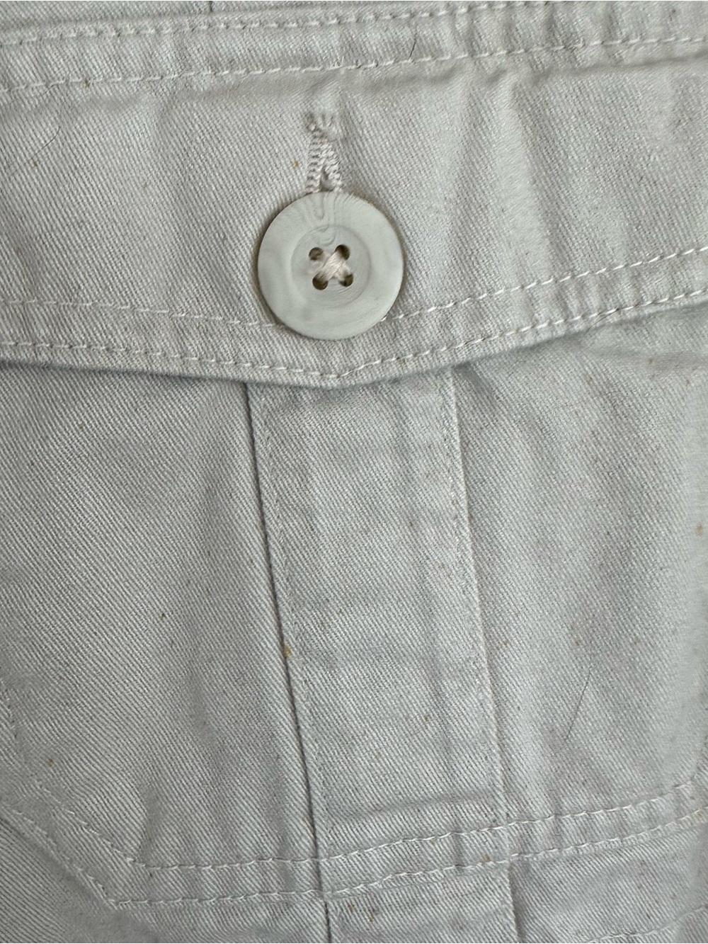 Cherokee Beige Utility Jacket with Button Front - Picture 5 of 5